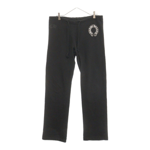 CHROME HEARTS クロムハーツ Sweatpants ホースシュープリント スウェットパンツ ブラック