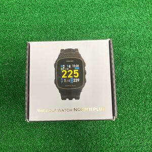 ☆未使用品☆ グリーンオン GOLF WATCH NORM II PLUS ブラック ゴルフウォッチ ノルム2 腕時計　GPS GREENON