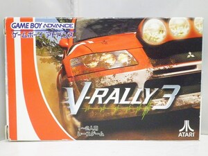 ゲームボーイアドバンス GBA ソフト V-RALLY3 (Vラリー3) 箱説付き / 3Dレーシングゲーム ATARI アタリ INFOGRAMES インフォグラム レア