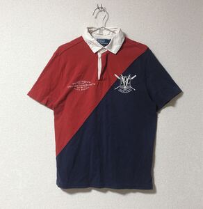 90s ポロラルフローレン　 半袖ポロシャツ　ツートンカラー　Mサイズ　 RALPH LAUREN