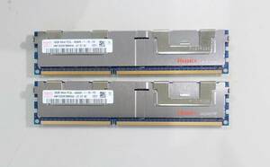 KN2959 【現状品】hynix 16GB 4Rx4 PC3L-8500R-7-10-F0 メモリ 2枚セット