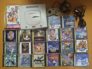 セガサターン 本体 ＋ シューティングゲーム 21本セット