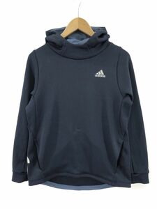 adidas アディダス キッズ プルオーバー パーカー 160cm 紺 ◇■ ☆ eab5 子供服