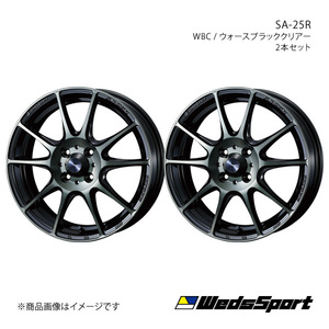 WedsSport/SA-25R ミラココア L675系 アルミホイール2本セット【16×5.0J 4-100 INSET45 WBC】0073689×2