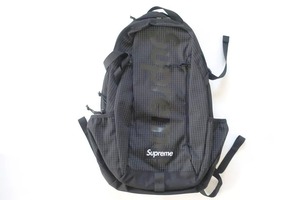 2024SS Supreme BackpackシュプリームバックパックBlack黒