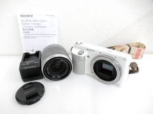 【SONY/ソニー】戌①409//α NEX-F3/E 18-55mm 1:3.5-5.6 OSS/ミラーレス一眼レフ/バッテリー/充電器付き