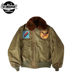 BUZZ RICKSON’S 01) 534th BOMB. SQ. / SIZE 44 BR15598 Type B-15 “ROUGH WEAR CLOTHING CO. 534th BOMB. SQ. 381st BOMB. GP.” 