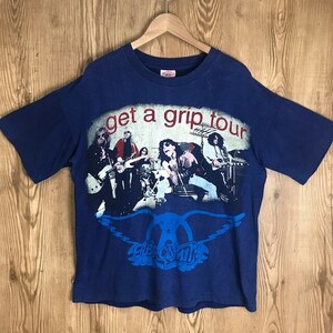 BOOTLEG 90s AEROSMITH GET A GRIP TOUR ツアーT バンドT 半袖 Tシャツ サイズ メンズ L 90年代 エアロスミス 古着 s24070806