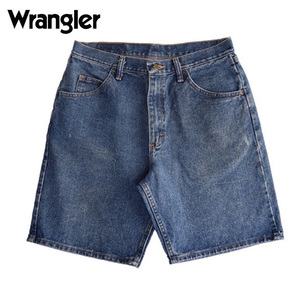 【期間限定SALE】 USA 古着 Wrangler ラングラー デニムパンツ ジーパン ハーフパンツ ジーンズ 半ズボン W32 CE0055