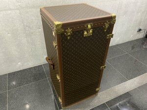 LOUIS VUITTON モノグラム ワードローブ 衣装ケース SECRETAIRE LINGE M11010 Malle-armoire マルアルミアール☆ディスプレイのみ 未使用品