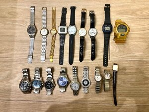 【KJ3892a】1円～ 時計おまとめ 大量 レディース メンズ CASIO RADO CITIZEN 等 クオーツ 腕時計 趣味 コレクション 動作確認不可 ジャンク