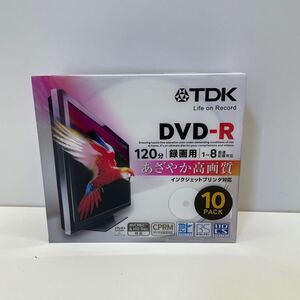 【未使用品】 TDK DVD-R 120分 録画用 10PACK