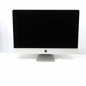 1円～Apple iMac Retina 5K 27インチ 2017 Core i5-7600K 3.8GHz/24GB/SSD121GB+HDD2TB/OS無/動作未確認【同梱不可】