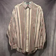 90s tommy hilfiger トミーヒルフィガー bd 長袖 シャツ