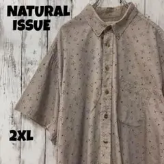 アメリカ古着 アロハシャツ ビック 2XL  総柄 メンズ 半袖シャツ