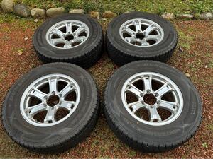 weds+265/65R17ダンロップスタッドレスSJ8ランドクルーザー150プラド中期後期125ハイラックスサーフ215FJクルーザー120プラド4本