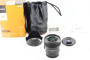 極上品◆SONY ソニー Distagon ディスタゴン T* 24mm F2 ZA SSM SAL24F20Z◆大口径広角単焦点レンズ/元箱,a-8723