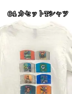 古着 Tシャツ 海外 vinteage 半袖 64 パロディ ホワイト  y2k