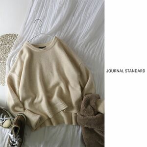 ジャーナルスタンダード JOURNAL STANDARD☆カシミヤブレンド 折り返し袖ニット☆E-M 7005