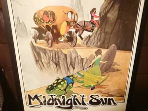 MIDNIGHT SUN / Midnight Sun (1971)　額縁入りB2ポスター　Roger Dean　ロジャー・ディーン　▽超絶入手困難品▽