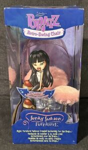 NEW Bratz Funky Fashion Furniture Retro-Swing Chair Playset Footrest 2023 海外 即決