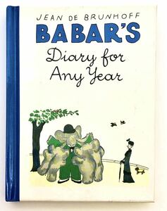 【ファン必携】BABAR ババール マルチイヤーダイアリー 美品 現品限り [粉必】BABAR BABAR多年日，精美，有成的。