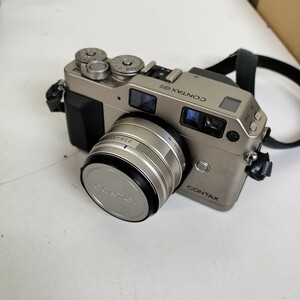 Contax コンタックス G1 フィルムカメラ Carl Zeiss Planar 2/45 T レンズ カメラ 1円 1スタ スタート