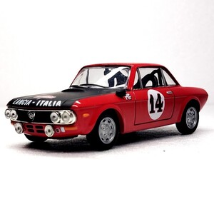 希少 1/43 LANCIA ランチア フルビア FULVIA HF ラリーカー Rally WRC 昭和の名車 旧車　イタリア車 クラシックカー #14 1円〜 012007