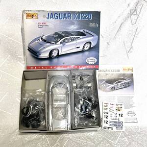 未組立【Maisto/マイスト】JAGUAR XJ220 メタルボディ 1/24着色済 プラモデル METAL BODY MODEL KIT 金属製