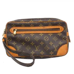 ルイ・ヴィトン(Louis Vuitton) ルイ・ヴィトン クラッチバッグ モノグラム マルリードラゴンヌGM M51825 ブラウンメンズ