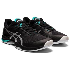 1.4万★超美品 アシックス ASICS バレーボール シューズ V-SWIFT FF 2 ブラック/ピュアシルバー ローカット 26cm 