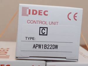 【新品】　未開封 未使用　IDEC　APW1B22DW φ22 TWシリーズ パイロットライト 平形 （記名式） LED照光 AC/DC24V APW1B22DW　３点セット