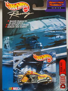 HOT WHeeL RACING NASCAR Scorchin Scooter KODAK MAX Film No4 LIMITED EDITION カード付 Harley ハーレー ミニカー ホットウィール