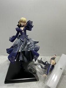 アルター 1/7 PVC製塗装済み完成品フィギュア FGO Fate/Grand Order セイバー/アルトリア・ペンドラゴン〔オルタ〕 ドレスVer. ジャンク