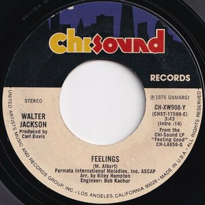 Walter Jackson Feelings / Words (Are Impossible) Chi Sound US CH-XW908-Y 205868 SOUL ソウル レコード 7インチ 45