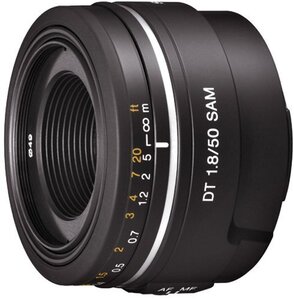 【中古】SONY 単焦点レンズ DT 50mm F1.8 SAM APS-C対応