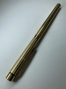 6-002　SHEAFFER シェーファー 万年筆 ペン先14K 筆記用具 ゴールド