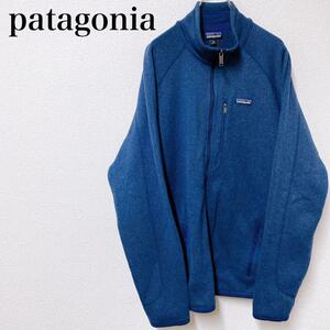 【人気】patagonia 刺繍ロゴ オーバーサイズ フルジップ フリース　パタゴニア　3XL