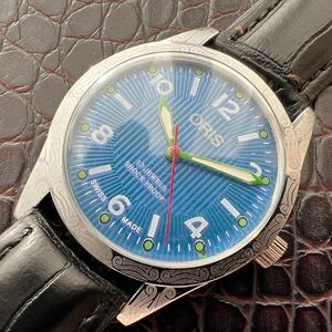 【お値下げ歓迎】オリス ORIS ビンテージ 機械式 手巻き ウォッチ 腕時計 メンズ 中古 アンティーク 動作良好 ディズニー ミッキー NO.888