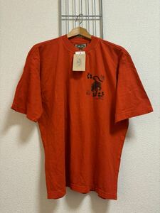 新品（タグ付き）［ARMANI JEANS］アルマーニジーンズ　半袖 Tシャツ M オレンジ系　Y3458