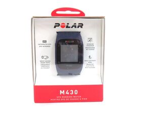 AH 4-3 ポラール POLAR GPS ランニングウォッチ 紺 M430 MODEL-2P 起動確認済 心拍計 防水