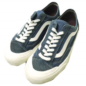 VANS バンズ Style 36 Decon SF(Salt Wash) スタイル36 デコン US8(26cm) ネイビー ULTRACUSH スニーカー シューズ g16015