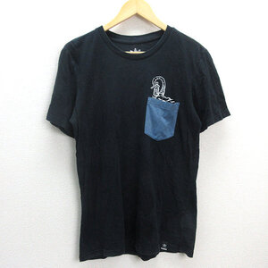 G■アディダス/adidas Tシャツ/S23471【M】黒/men