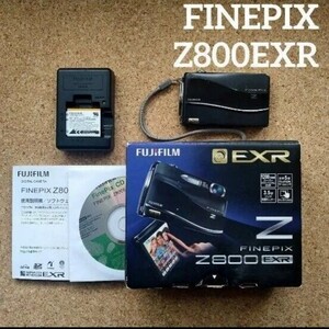 【付属品あり/シャッターOK】 FUJIFILM FinePix Z800EXR デジタルカメラ BC-45W NP-45A