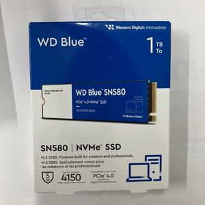 【未開封品】Western Digital ウエスタンデジタル 内蔵SSD 1TB WD Blue SN580 (読取り最大 4150MB/秒) M.2-2280