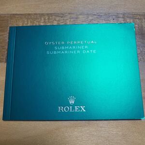 3312【希少必見】ロレックス サブマリーナ 冊子 取扱説明書 2021年度版 ROLEX SUBMARINER 冊子