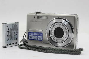 【美品 返品保証】 オリンパス Olympus FE-230 3x バッテリー付き コンパクトデジタルカメラ v538