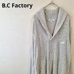 Se2241【B.C Factory 】ニッセン　ロングスリーブカーディガン　M