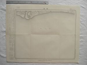 【古地図 大正】『掛塚』五万分一地形図伊良湖岬1号 大正6年修正測図 大正8年8月30日発行 大日本帝国陸地測量部【静岡 遠江灘 天竜川】