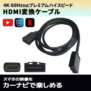 VXM-175VFNi 2017年 ホンダ HDMI Eタイプ Aタイプ 変換 ケーブル スマホ カーナビ 画面 動画 ミラーキャスト ユーチューブ 映像出力 配線